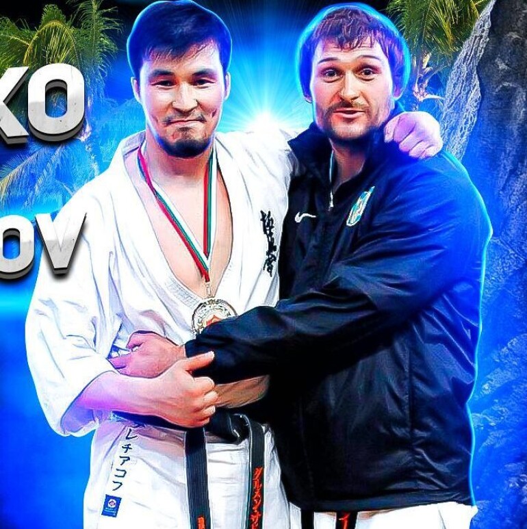 Aleksandr Eremenko VS Darmen Sadvokasov #3. 2014 All American Open Karate Championship, New-York.1/2